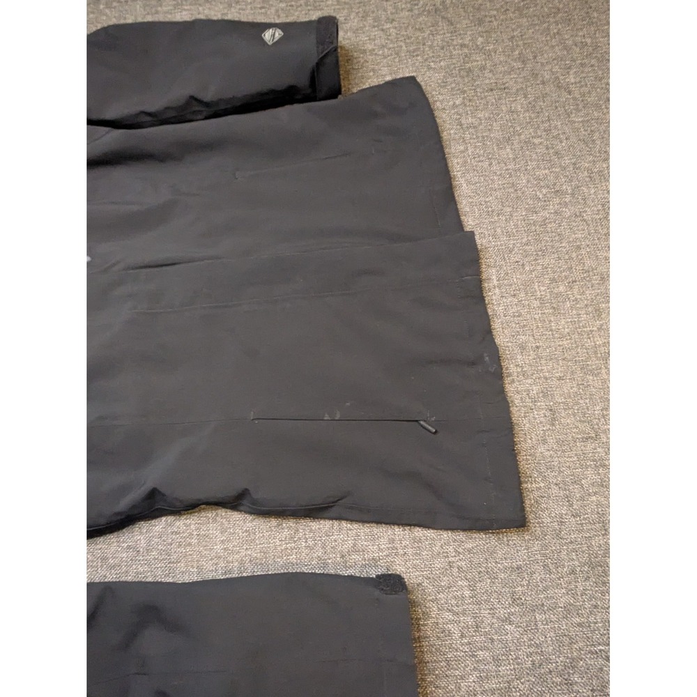 Columbia Omni-Tech Insulated Rain Jacket Mens XS Black Omni Heat Full Zip Coat - Picture 3 of 10